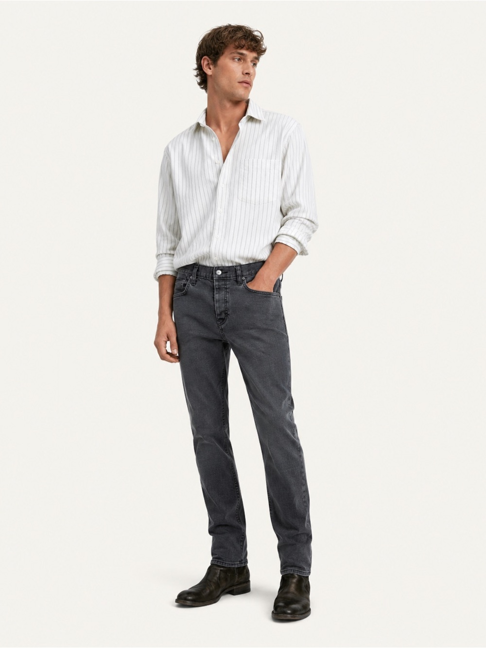 John Varvatos Star USA Bowery Slim Straight Jeans Black 31 Regular